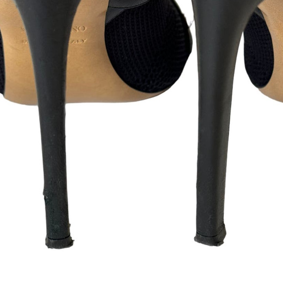 Valentino Garavani Bodytech Rockstud Black Ankle Boot Size 38.5 - Picture 13 of 16